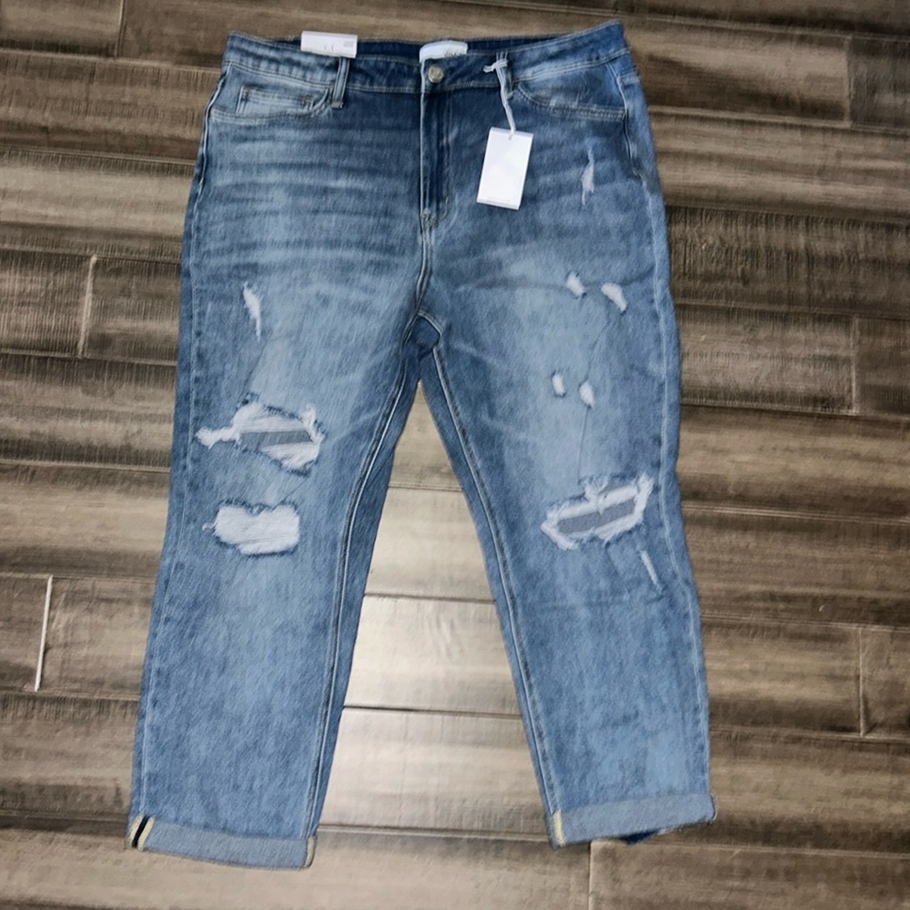 New Vervet Skeeter Stretch Boyfriend Jeans 18w
